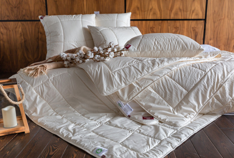 Одеяло стеганое GERMAN GRASS ORGANIC COTTON GRASS 240х260 легкое