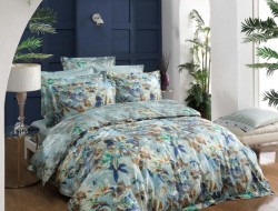 Постельное белье из сатина де люкс SAREV 300TC N082 EMILY V1-YESIL 50х70 (4шт) евро