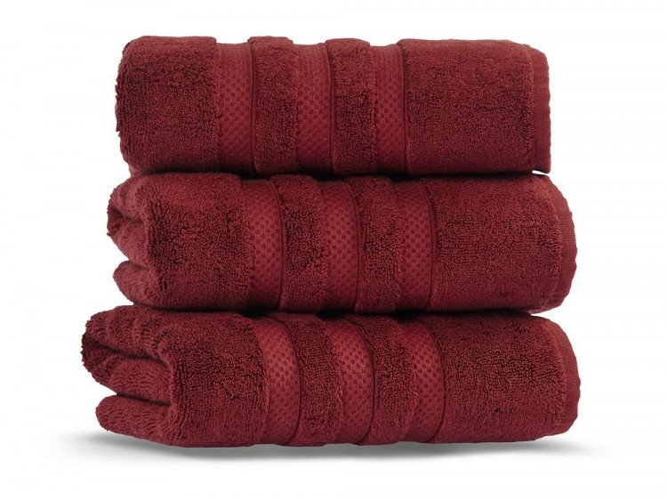 Полотенце из аэрохлопка CASUAL AVENUE KINSEY red wine 50х90