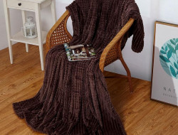 Плед из велсофта АЛЬВИТЕК SOFT PLUSH CARRE 011-SP 150х200