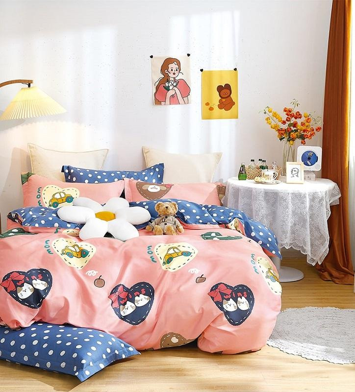 Постельное белье двухстороннее из твила TANGO TPIG-1614 50х70 (1шт), 70х70 (1шт) 1,5-спальное