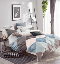 Постельное белье двухстороннее из твила TANGO TPIG-1657 50х70 (2шт), 70х70 (2шт) евро