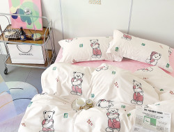 Постельное белье из твил-сатина TANGO тедди 70х70 (2шт) 2-спальное