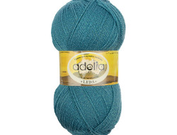 Пряжа ADELIA LEDA №207 морская волна 99% акрил, 1% люрекс, 5 шт х 100 гр, 340 м +/- 8 м