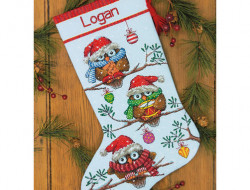 Набор для вышивания DIMENSIONS 70-08951 Сапожок, Праздничные птички 40,6 см