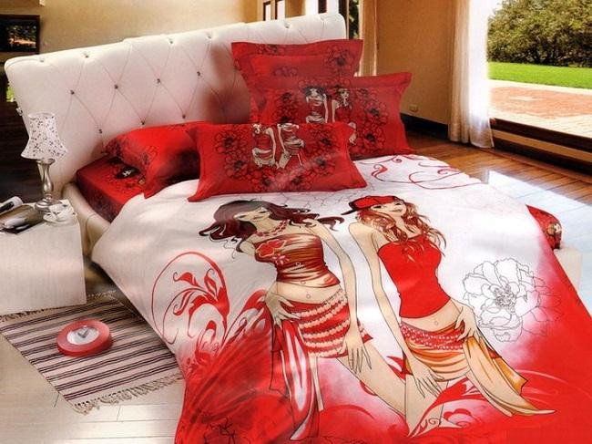 Постельное белье из сатина TANGO TS-002 50х70 (2шт), 70х70 (2шт) евро