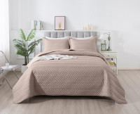 Покрывало тонкое из микрофибры TANGO AMZ MARRAKECH бежевое 215х240