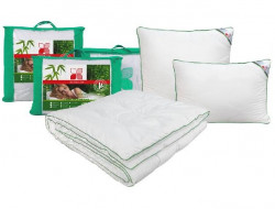 Одеяло из бамбука стеганое Легкие Сны ТРОПИКАНА 140х205 теплое