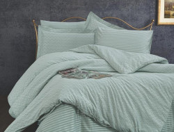 Постельное белье из бамбука KARVEN N065 ODESA ментол 50х70 (4шт) евро