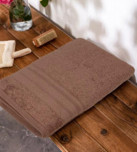 Полотенце махровое хлопковое KARVEN PETEK BORDUR DUZ H5159 LUX COTTON murdum 50х90