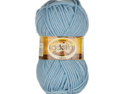 Пряжа ADELIA ARIA №06 светло-голубая 100% акрил, 5 шт х 100 гр, 100 м +/- 5 м