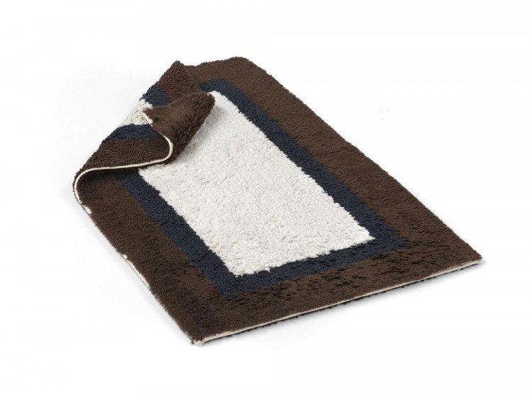 Коврик двусторонний хлопковый CASUAL AVENUE SOHO deep blue 55х90