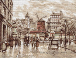 Набор для вышивания PANNA Золотая коллекция GM-1255 ПАРИЖ. МУЛЕН РУЖ 37,5х27