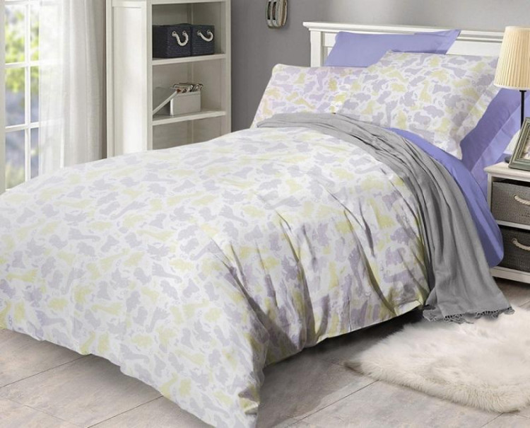 Постельное белье двухстороннее из сатина SAILID BL-34-1 1,5-спальное