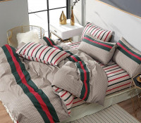 Постельное белье двухстороннее из твила TANGO TPIG-1319 50х70 (2шт), 70х70 (2шт) евро