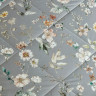 Постельное белье с двумя летними одеялами из фланели ASABELLA Цветочная дымка 50х70 (2шт) семейное