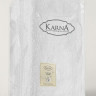 Комплект махровых хлопковых полотенец KARNA GRAVEL гостиничный белый 30х30 (10шт)