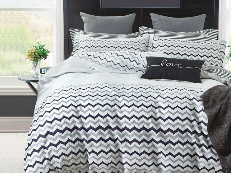 Постельное белье из сатина АЛЬВИТЕК CA-7-077 50х70 (2шт), 70х70 (2шт) семейное