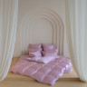 Постельное белье с простыней на резинке 160х200 GERMAN GRASS LILAC BRILLIANT GRASS 50х70 (2шт) 1,5-спальное