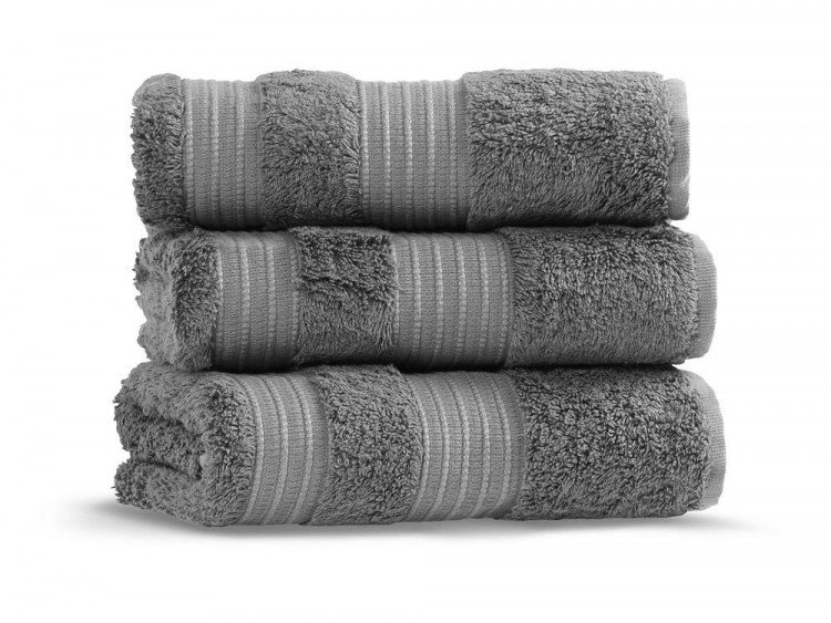 Полотенце из бамбука с хлопком CASUAL AVENUE LONDON dark gray 30х50