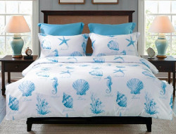 Постельное белье из печатного сатина SAILID B-213-1 1,5-спальное