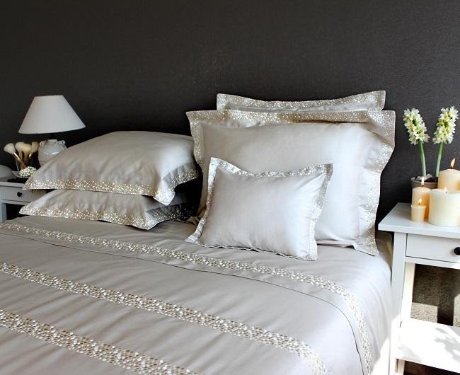 Постельное белье BOVI 02340 CHIC песочное евро