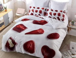 Постельное белье из сатина TANGO 3D CD-07 50х70 (2шт), 70х70 (2шт) евро