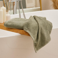 Полотенце махровое TAC VENTURA GREEN фисташковое 50х90