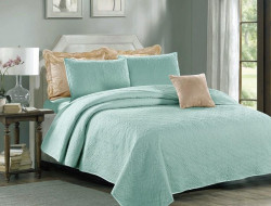 Покрывало с наволочками из хлопка и полиэстера тонкое TANGO MANHATTAN MN-11 230х250