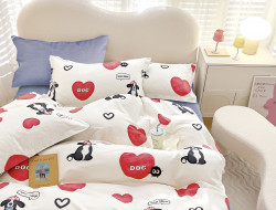 Постельное белье из твил-сатина TANGO лав-гав 70х70 (2шт) 2-спальное