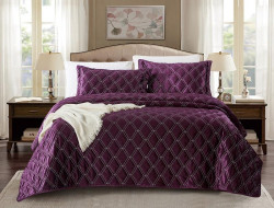 Покрывало с наволочками тонкое велюровое TANGO BACCARA BAC-08 240х260