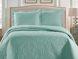 Покрывало с наволочками тонкое из микрофибры TANGO TRM MARRAKECH мятное 240х260