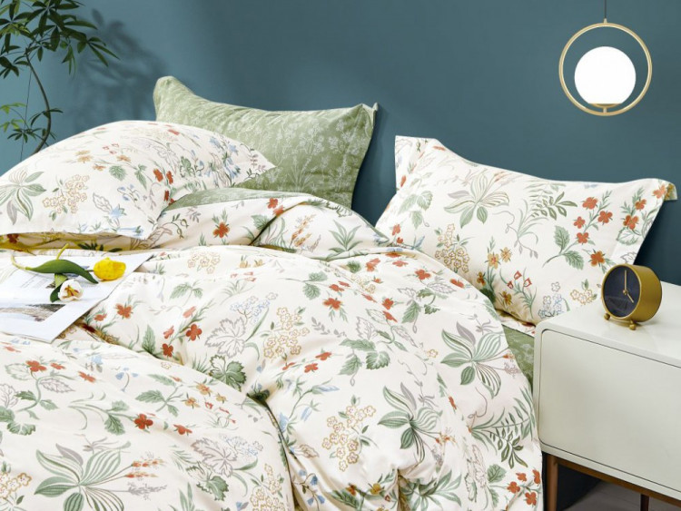 Постельное белье из сатина ASABELLA 1998-7 50х70 (2шт) и 70х70 (2шт) семейное