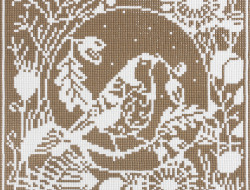 Кристальная (алмазная) мозаика ФРЕЯ ALVR-09 090 Кружевная птица