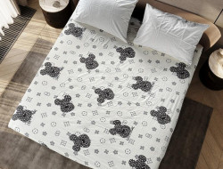 Простыня на резинке из твил-сатина TANGO SAT1620-25 160х200х30