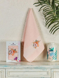 Полотенце махровое DURU пудра 50х90 в коробке