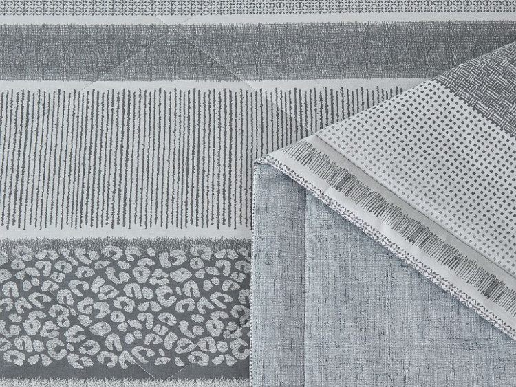 Постельное белье из сатина с летним одеялом ASABELLA Полоса везения 50х70 (2шт) евро