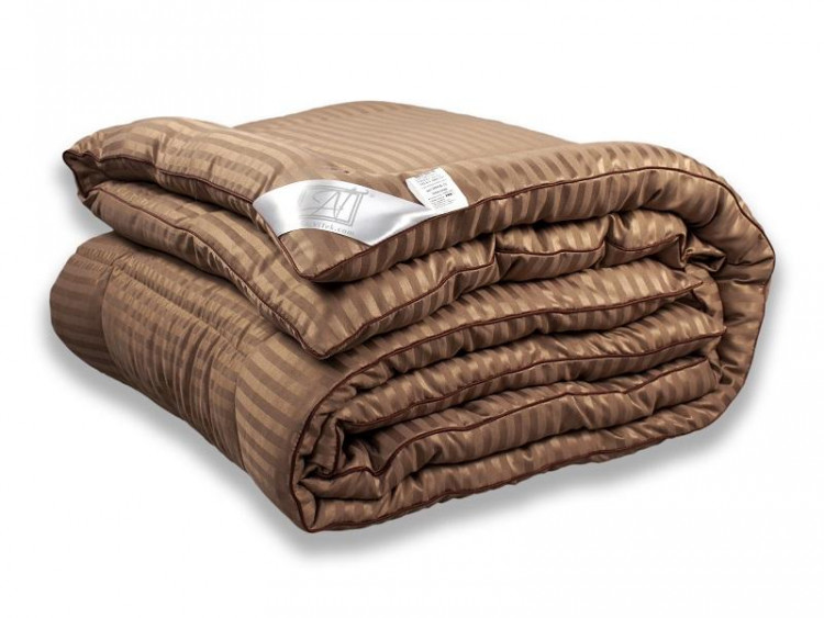 Одеяло стеганое АЛЬВИТЕК SILKY DREAM ОМСВ-22 шоколадное 200x220 всесезонное