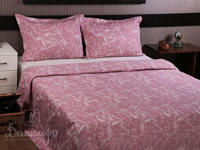 Покрывало жаккардовое с наволочками KARNA VARTIEN пудра 240х260Н