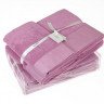 Комплект хлопковых махровых полотенец DEVILLA 03599 SENSES фиалковый (3шт)