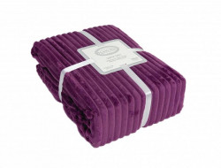 Плед из полиэстера KARVEN SUPER SOFT P942 DIAS фиолетовый 200х220