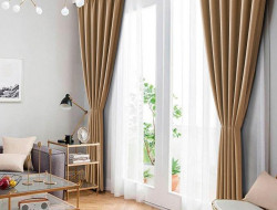 Комплект штор из рогожки TANGO NATURE N-03 200х272 (2шт)