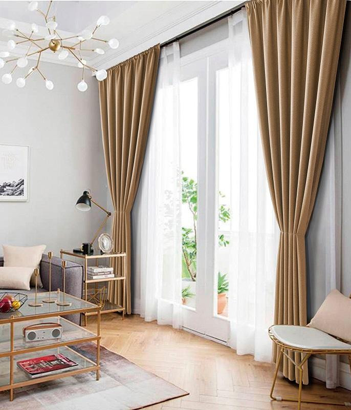 Комплект штор из рогожки TANGO NATURE N-03 200х272 (2шт)