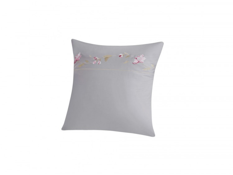 Наволочка из египетского хлопка Premium с вышивкой ASABELLA Пионы 70х70 (1шт)