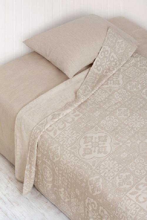 Простыня для укрывания LUXBERRY LISBON натуральная 150х200