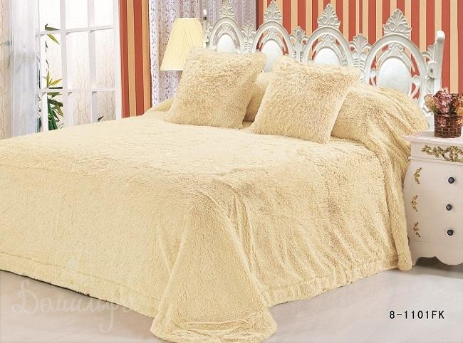 Покрывало из искусственного меха CLORIS КУЭЛЬДО шампань 220х240