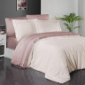 Постельное белье из сатина де люкс KARVEN N044 SERENITY IVORY-POWD 50х70 (2шт), 70х70 (2шт) евро