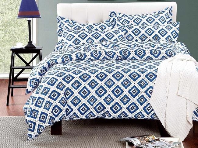 Постельное белье из микрофибры LILIYA РОМБИКИ 1,5-спальное