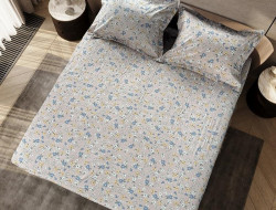 Простыня на резинке из твил-сатина TANGO SAT1620-27 160х200х30