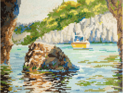 Кристальная (алмазная) мозаика ФРЕЯ ALVR-258 Греция. Остров Корфу.